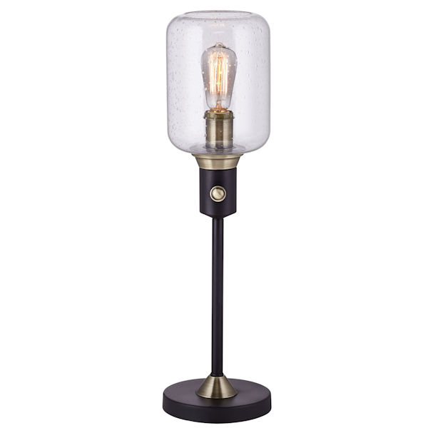 Product image for Seeded Glass Edison-Style Table Lamp