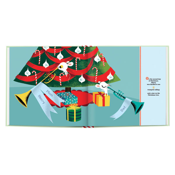 Product image for Personalized 'My 12 Days of Christmas' Story Book