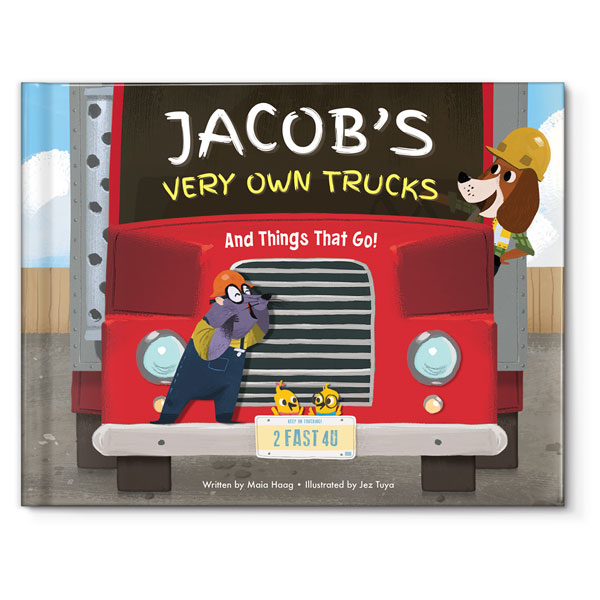 Product image for Personalized My Very Own Trucks Children's Book