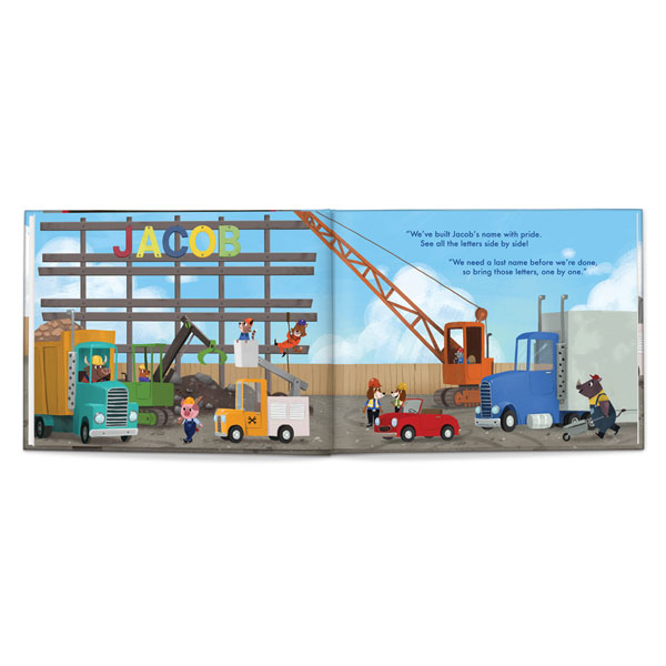 Product image for Personalized My Very Own Trucks Children's Book