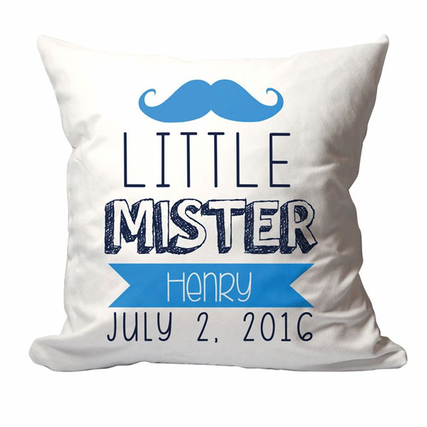 Product image for Personalized Little Mister Pillow