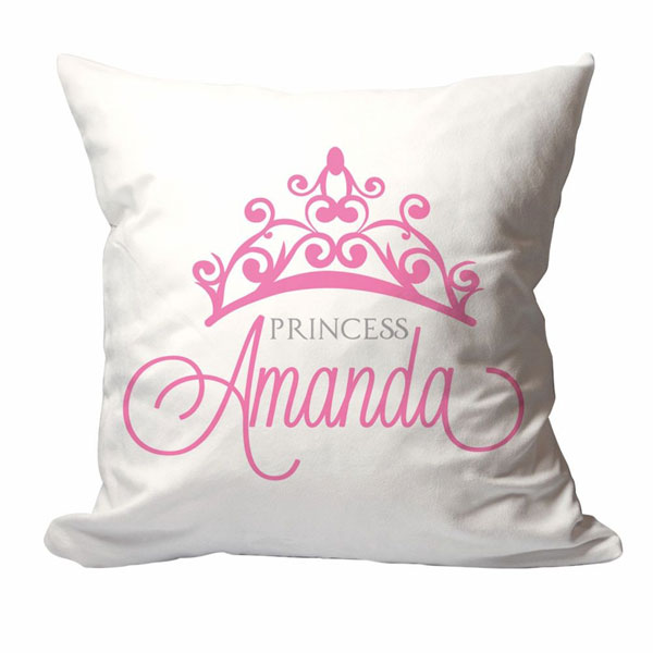 Product image for Personalized Princess Crown Pillow