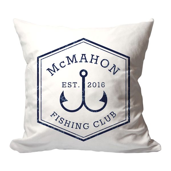 Product image for Personalized Fishing Club Pillow