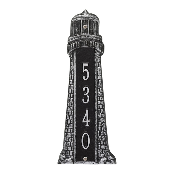 Product image for Personalized Lighthouse Address Plaque