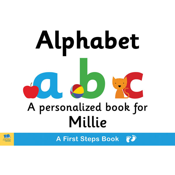 Product image for Personalized Learn the Alphabet Toddler Board Book