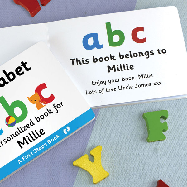 Product image for Personalized Learn the Alphabet Toddler Board Book
