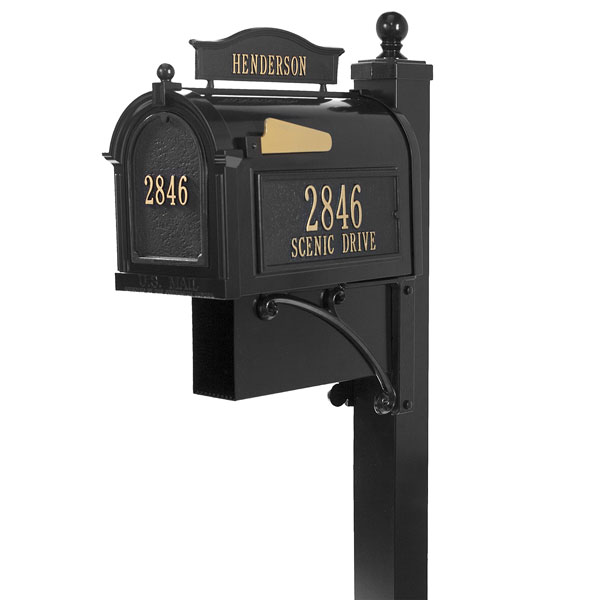 Product image for Whitehall Ultimate Capitol Mailbox and Post Package