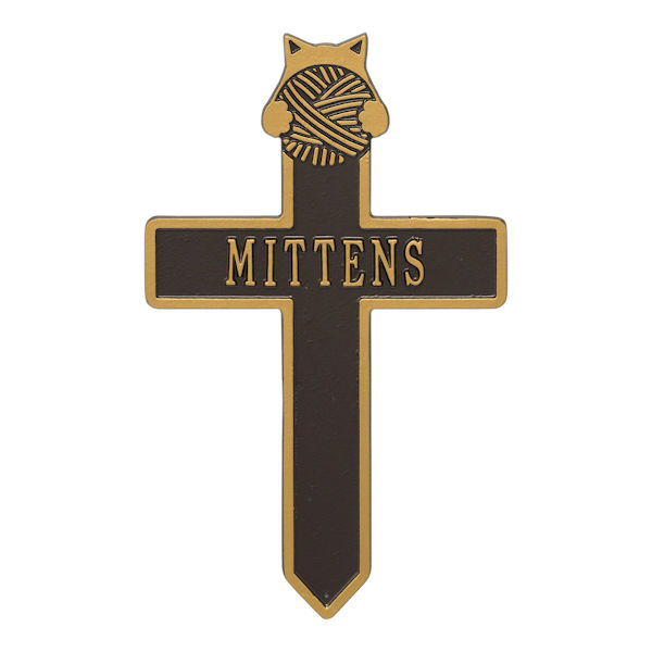Product image for Personalized Cat Memorial Cross