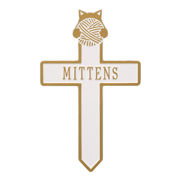 Product image for Personalized Cat Memorial Cross