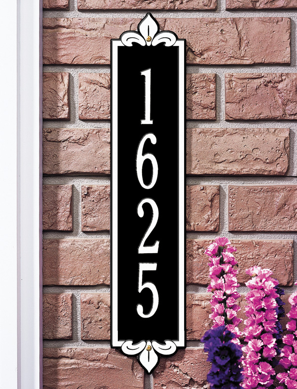 Product image for Personalized Address Plaque - Lyon Wall Plaque