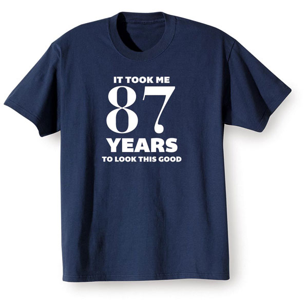 Product image for Personalized This Many Years T-Shirt or Sweatshirt