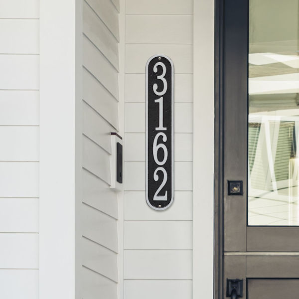 Product image for Personalized Vertical House Number Plaque