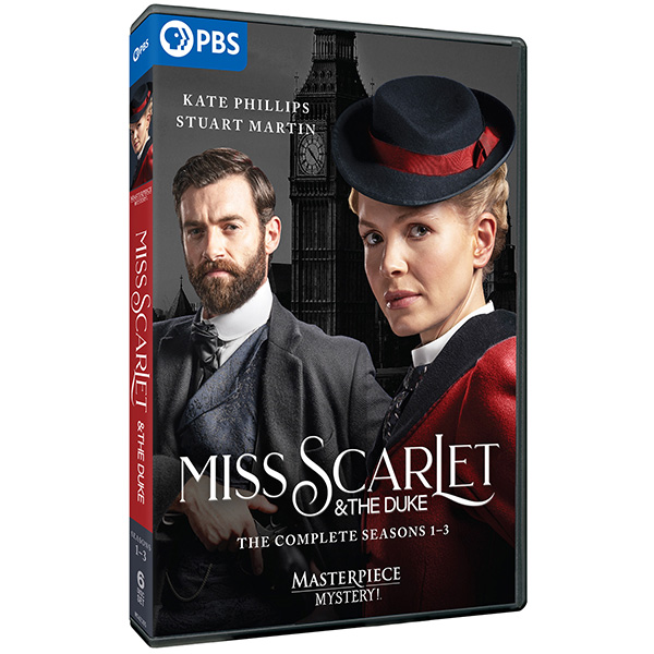 Product image for Masterpiece Mystery!: Miss Scarlet and the Duke Seasons 1, 2 & 3 DVD