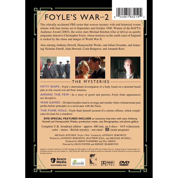Product image for Foyle's War: Set 2 DVD
