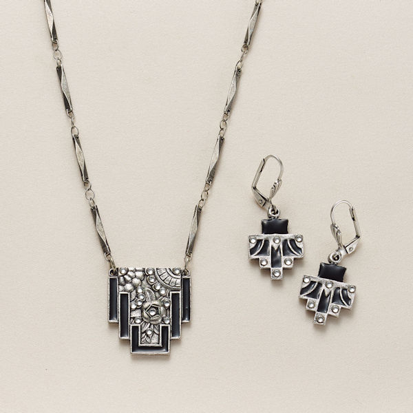 Product image for Ebony Art Deco Necklace