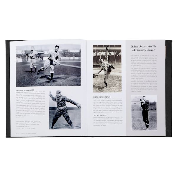 Product image for Personalized Leather-Bound National Baseball Hall of Fame Collection Hardcover Book