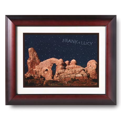 Product image for Personalized Night Sky Framed Print