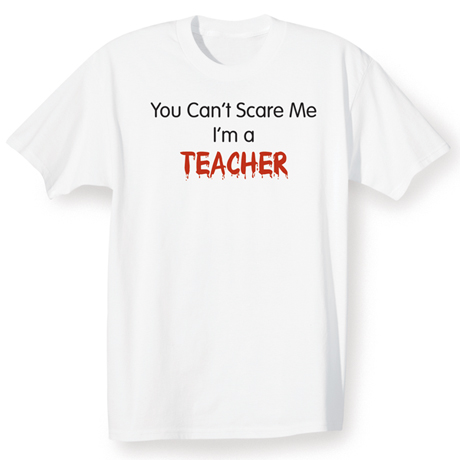 Product image for Personalized You Can't Scare Me T-Shirt or Sweatshirt