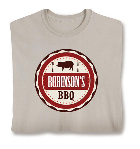 Personalized 'Your Name' BBQ Smoker & Griller T-Shirt or Sweatshirt