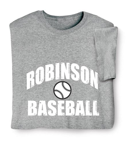 Personalized 'Your Name' Baseball T-Shirt