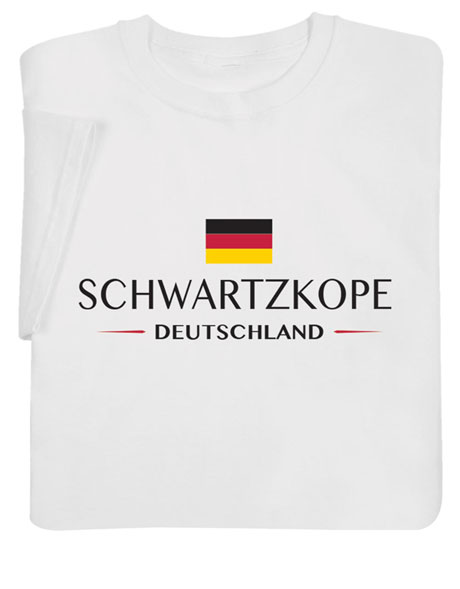Personalized "Your Name" German National Flag Shirt
