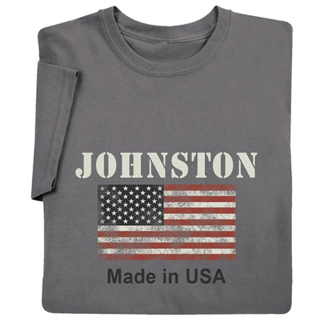 Personalized 'Your Name' Made in the USA Shirt
