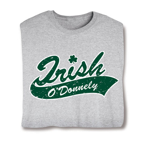 Personalized Irish 'Your Name' Underline Shirt