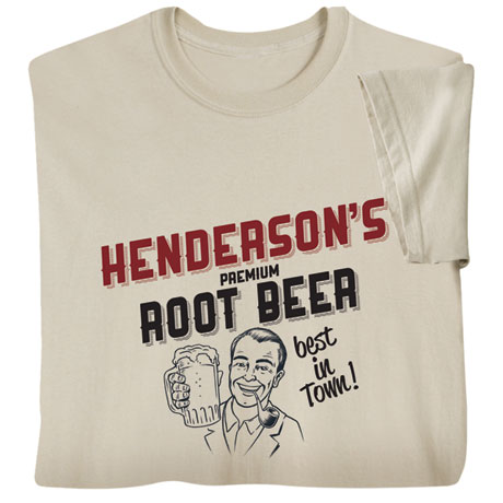 Personalized 'Your Name' Premium Root Beer T-Shirt