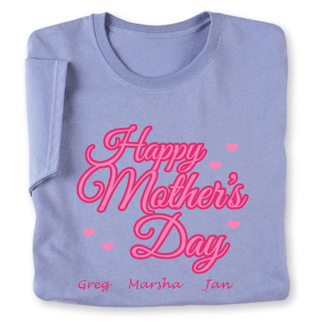 Personalized Happy Mother's Day T-Shirt