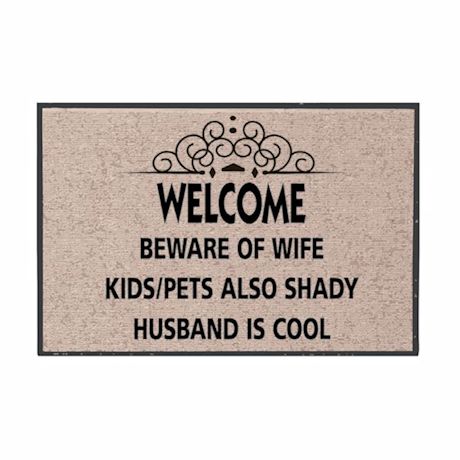 Product image for Beware Of Wife Doormat