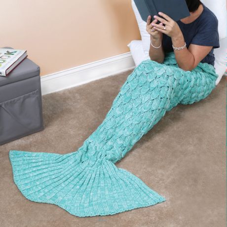 Mermaid Tail Blankets - Aqua