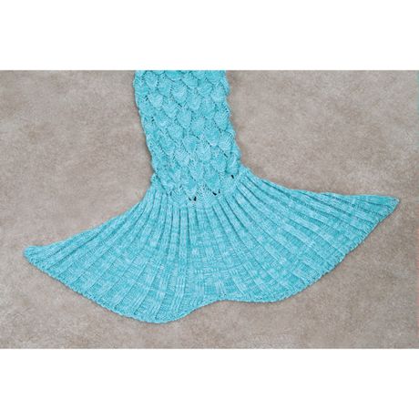 Product image for Mermaid Tail Blankets - Aqua
