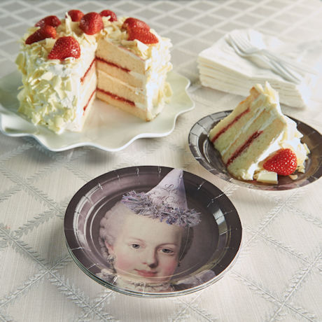 Marie Antoinette "Let's Eat Cake" Paper Plates