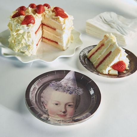 Marie Antoinette "Let's Eat Cake" Paper Plates