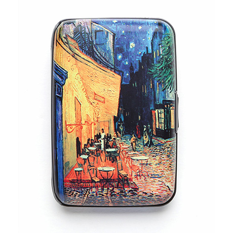 Fine Art Identity Protection RFID Wallet - van Gogh Café Terrace
