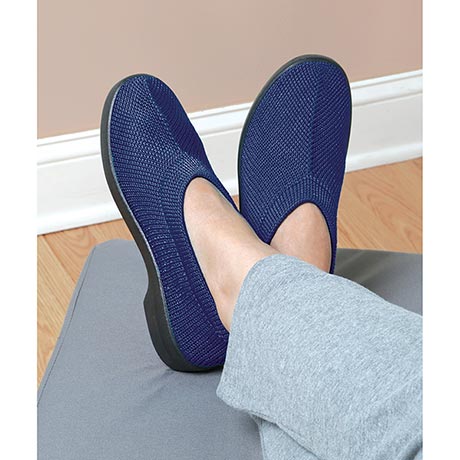 stretch knit slip on shoes