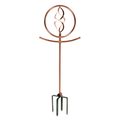 Product image for Copper Decorative Spinning Garden Sprinkler 36'