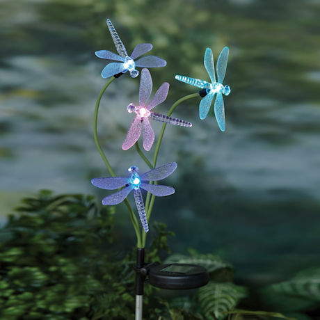 Product image for Solar Dragonfly Garden Stake Light