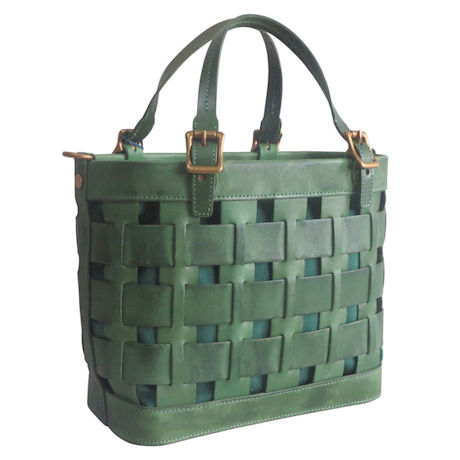 Leather Basket Handbag | Signals