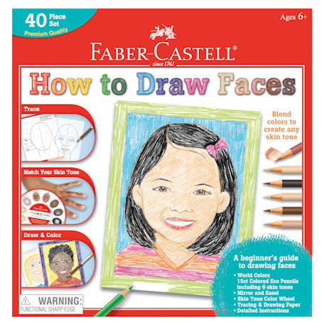 Faber Castell World Colors How to Draw Faces Set