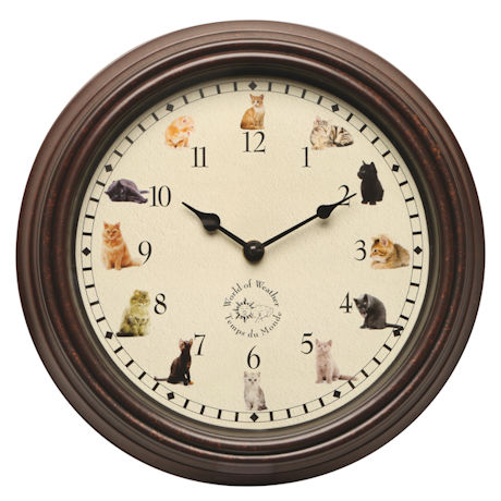 Product image for Cat Sounds Wall Clock 