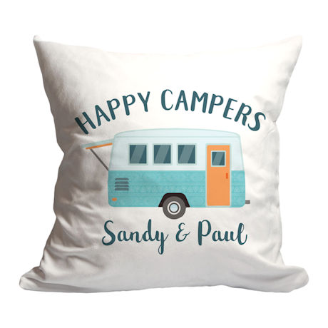 Personalized Happy Campers Pillow
