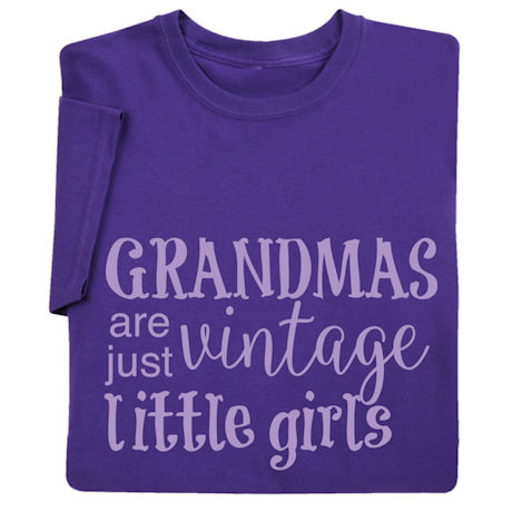 Grandmas Are Just Vintage Little Girls Shirts