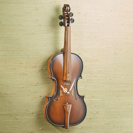 Product image for Violin Musical Clock