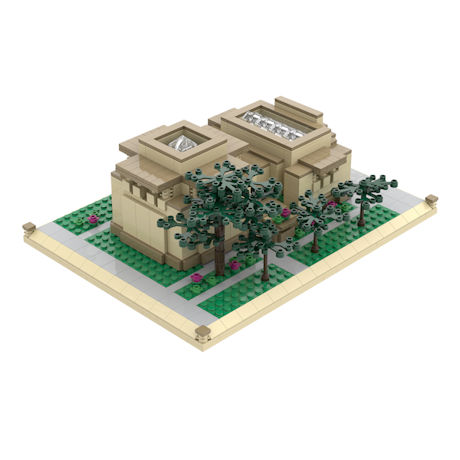 Atom Brick™ Frank Lloyd Wright® Building Set - Unity Temple