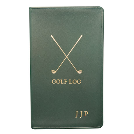 Personalized Leather Golf Log
