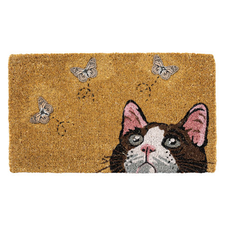 Curious Cat Doormat