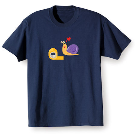 Snail & Tape Love T-Shirt or Sweatshirt