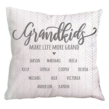 Product image for Personalized Grandkids Pillow 