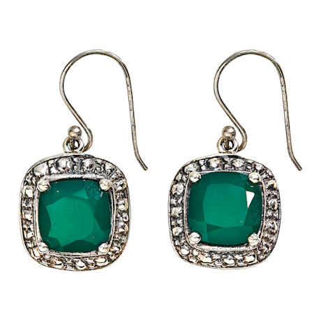 Product image for Green Onyx Earrings 